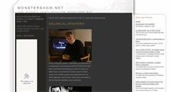 Desktop Screenshot of monstershow.net