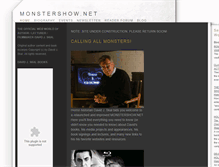 Tablet Screenshot of monstershow.net